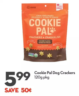 Longo's Cookie pal dog crackers offer