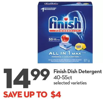 Longo's Finish dish detergent offer