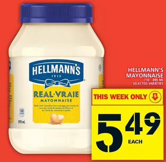 Food Basics Hellmann's mayonnaise offer