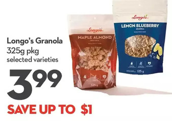Longo's Longo's granola offer
