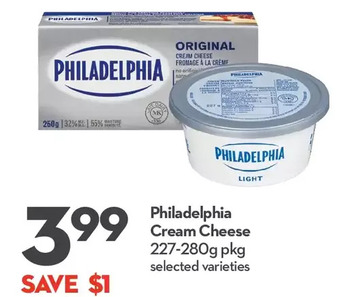 Longo's Philadelphia cream cheese offer