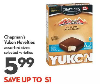Longo's Chapman's yukon novelties offer