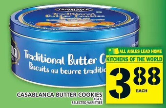 Food Basics Casablanca butter cookies offer