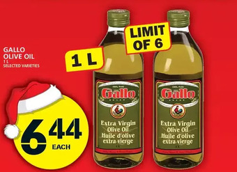 Food Basics Gallo olive oil offer