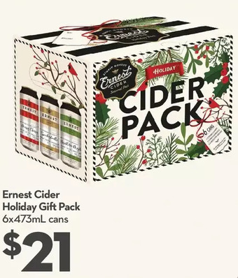 Longo's Ernest cider holiday gift pack offer