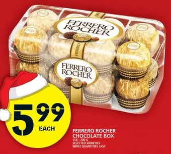Food Basics Ferrero rocher chocolate box offer