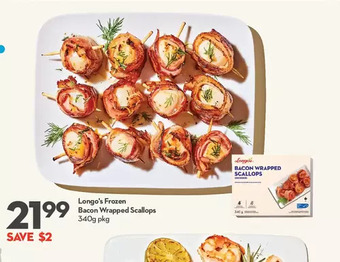 Longo's Longo's frozen bacon wrapped scallops offer