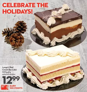 Longo's Longo's real cream bar cake offer