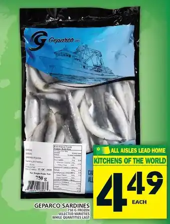 Food Basics Geparco sardines offer