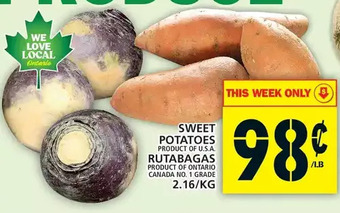 Food Basics Sweet potatoes | rutabagas offer