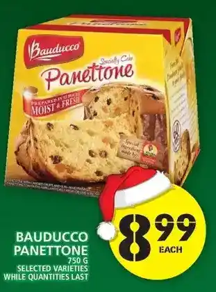 Food Basics Bauducco panettone offer
