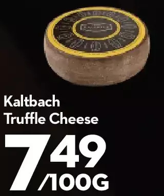 Longo's Kaltbach truffle cheese offer