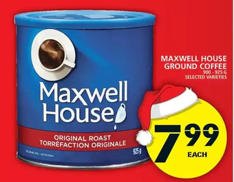 Food Basics Maxwell house ground coffee offer