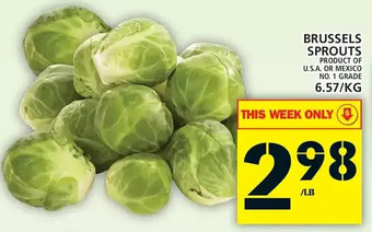 Food Basics Brussels sprouts offer