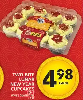 Food Basics Two-bite lunar new year cupcakes offer