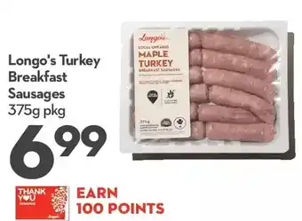 Longo's Longo's turkey breakfast sausage offer