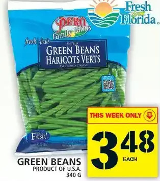 Food Basics Green beans offer