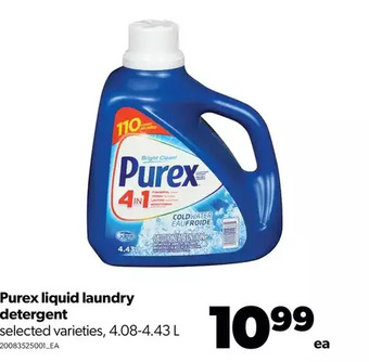 Real Canadian Superstore Purex liquid laundry detergent offer