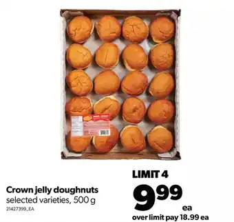Real Canadian Superstore Crown jelly doughnuts offer
