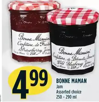 Marché Adonis Bonne maman jam offer
