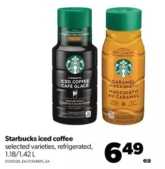 Real Canadian Superstore Starbucks iced coffee offer