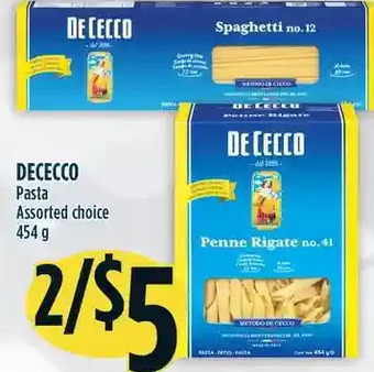 Marché Adonis Dececco pasta offer