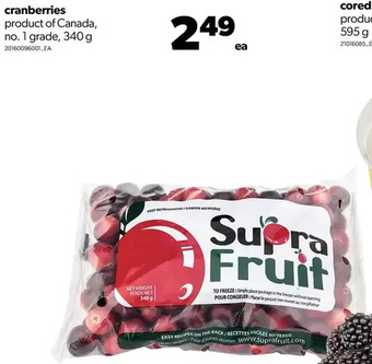 Real Canadian Superstore Cranberries offer