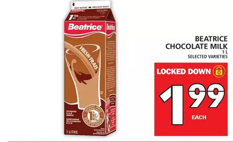Food Basics Beatrice chocolate milk offer