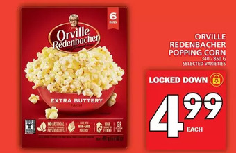 Food Basics Orville redenbacher popping corn offer