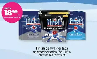Real Canadian Superstore Finish dishwasher tabs offer