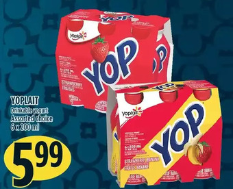 Marché Adonis Yoplait drinkable yogurt offer