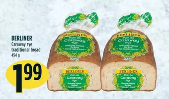 Marché Adonis Berliner caraway rye traditional bread offer