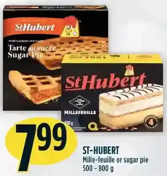 Marché Adonis St-hubert mille-feuille or sugar pie offer