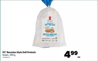 Real Canadian Superstore Pc bavarian style soft pretzels offer