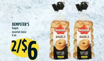 Marché Adonis Dempster's bagels offer