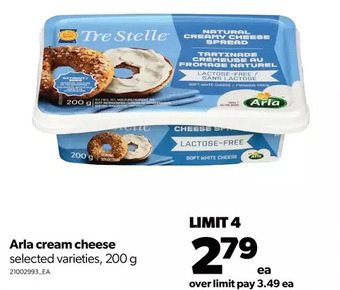 Real Canadian Superstore Arla cream cheese offer