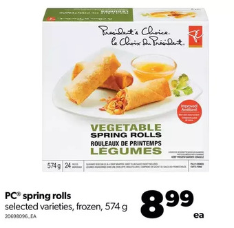 Real Canadian Superstore Pc spring rolls offer