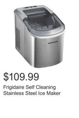 Costco Frigidaire self cleaning stainless steel ice maker offer