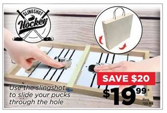 Showcase Slingshot hockey offer