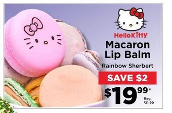 Showcase Macaron lip balm offer