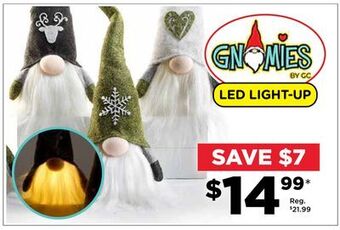 Showcase Gnomies led light up offer