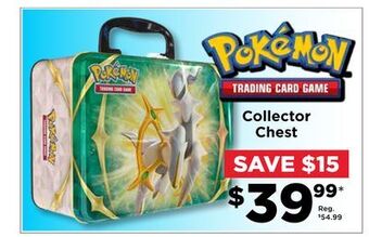 Showcase Pokemon trading card game collector chest offer