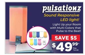 Showcase Pulsationz sound responsive led light! offer