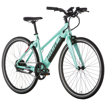 Best Buy Aventon soltera 7s st 350 w step-through electric city bike with up to 65km battery range - large - green offer
