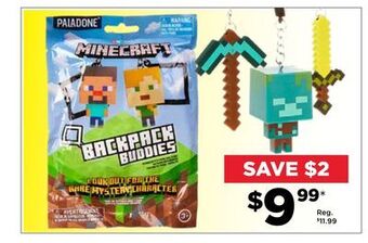 Showcase Minecraft backpack buddies offer
