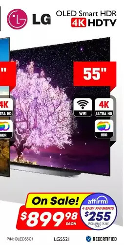 Factory Direct Lg oled smart hdr 4k hdtv offer