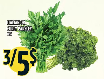 Marché Adonis Italian or curly parsley offer