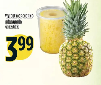 Marché Adonis Whole or cored pineapple offer