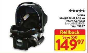 Walmart Graco snugride 35 lite lx infant car seat offer