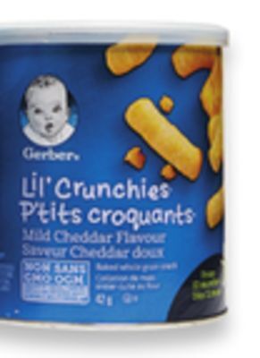 Walmart Gerber lil' crunchies or puffs offer